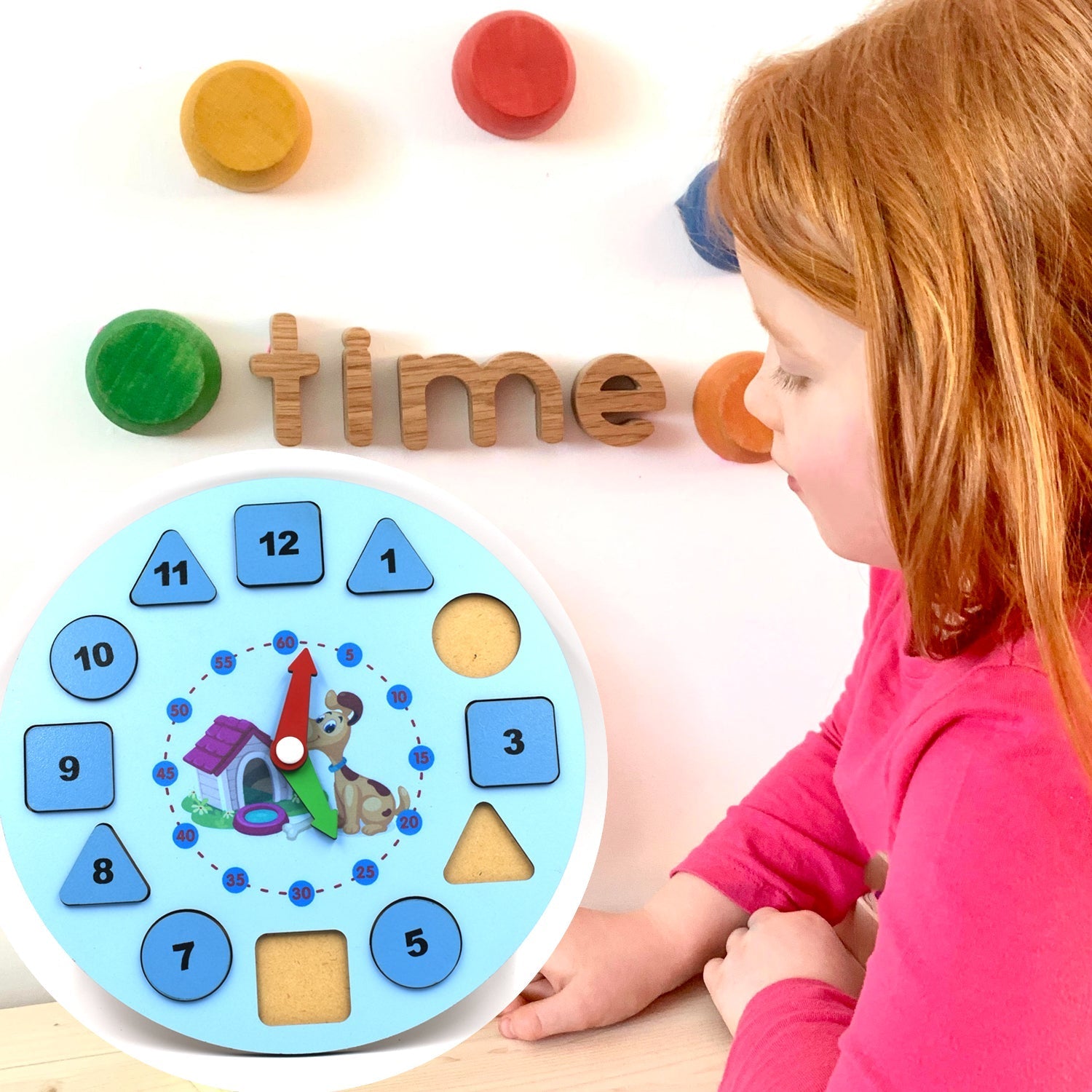 1949 AT49 Wooden Clock Toy and game for kids and babies for playing and enjoying purposes. 1949 AT49 Wooden Clock Toy and game for kids and babies for playing and enjoying purposes.